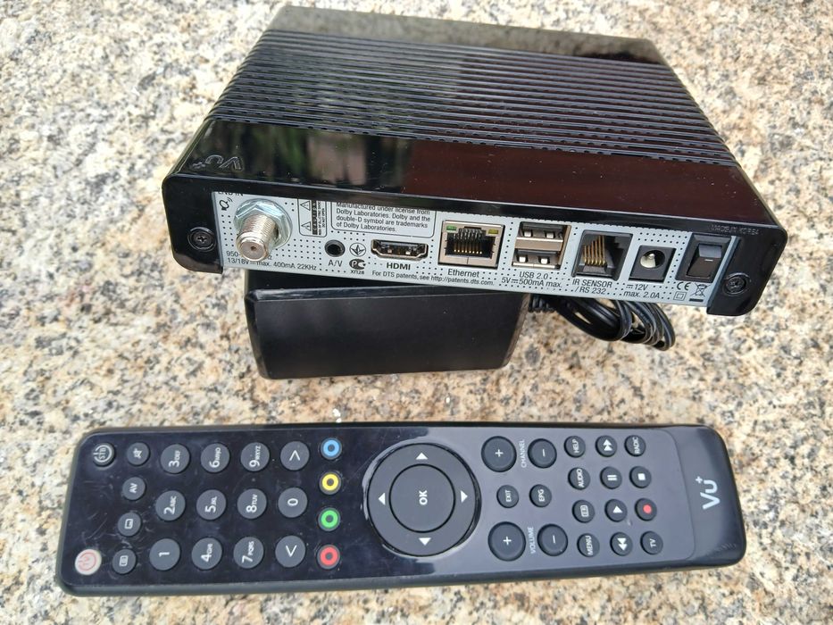 Receptor Box TV Satélite DVB-S2 - Vu+ Zero Enigma2 - como novo!