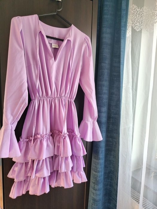 Sukienka liliowa
