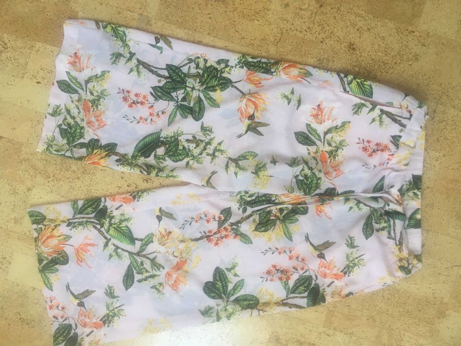 Spodnie H&M rozmiar L, Szeroka nogawka kuloty