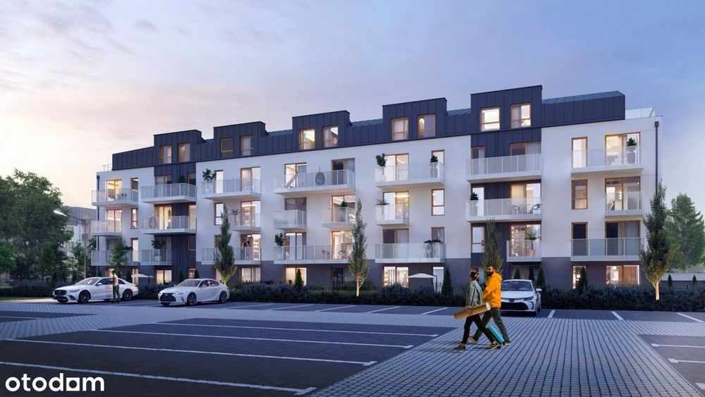 3-pokojowe mieszkanie 54m2 + ogródek Bez Prowizji