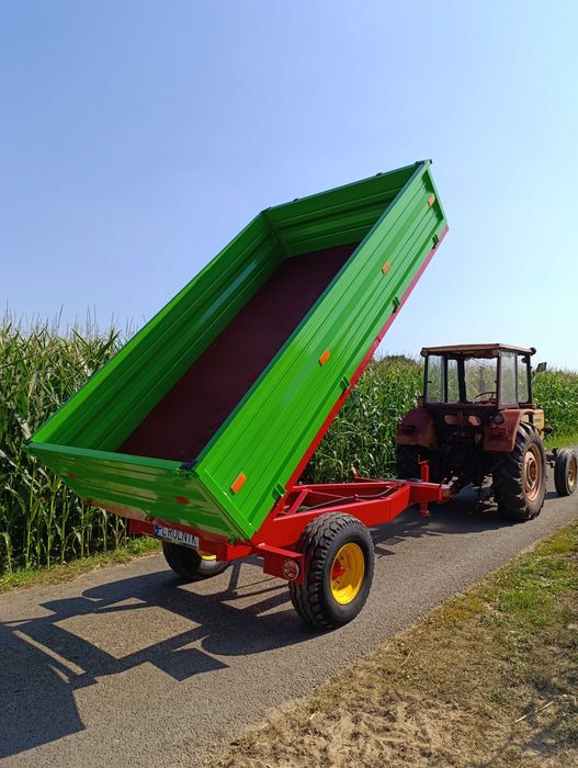 Przyczepa wywrotka, jednoosiowa Fabryczna Baastrup , 5 T