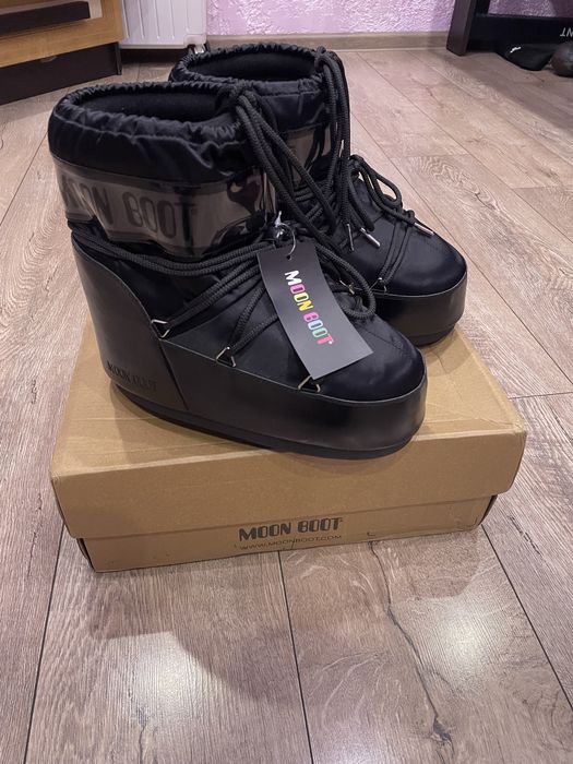 Мунбути Moon boot чорні
