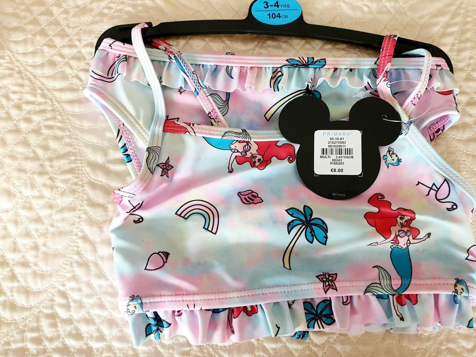 bikini menina 3 e 4  anos pequena sereia