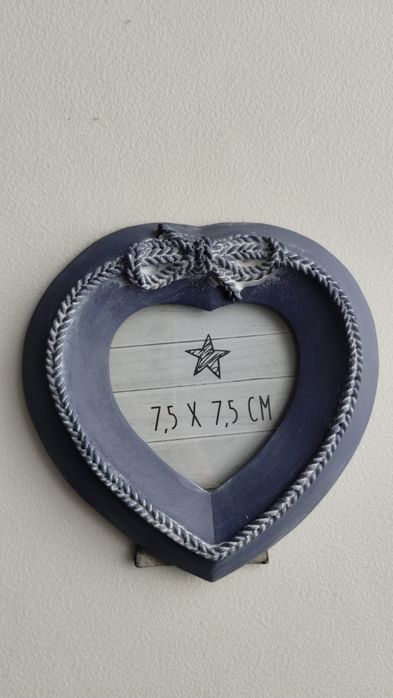 Ramka ceramiczna granatowa styl Hampton angielski