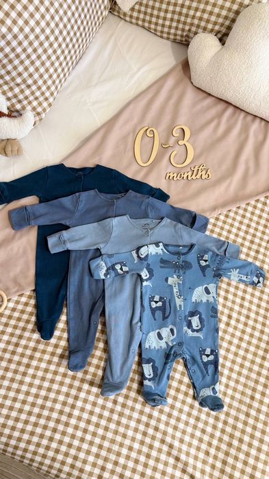 Чоловічки Next ромпери Hm Sinsey від 0-3м гортай карусель