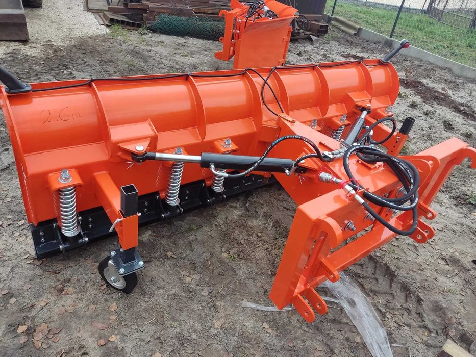 Pług do śniegu prosty Metal-Technik 2,6-3,0m hydrauliczny komunalny