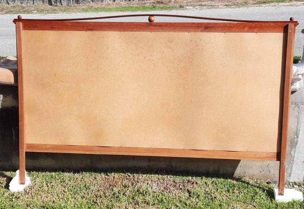 Espelho em cerejeira usado, medidas: 90cm x 1,80m, pode aplicar num mó