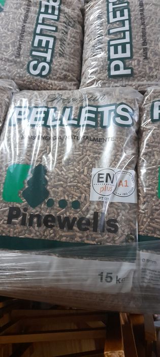 Pellets certificadas Pinewells e Rubro 15kg