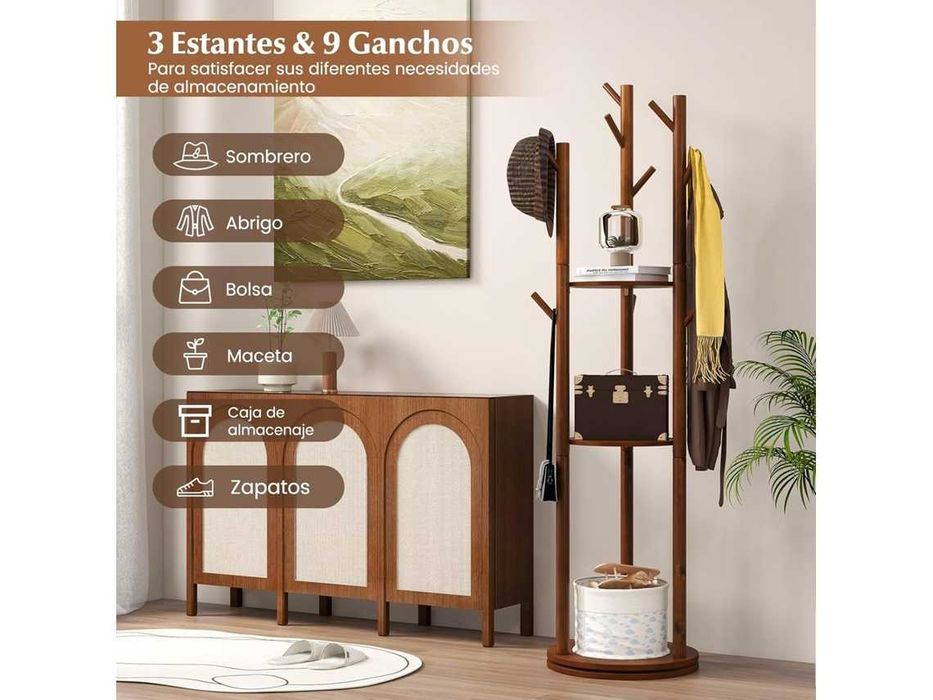 Bengaleiro de Pé Rotativo a 360° da Worten