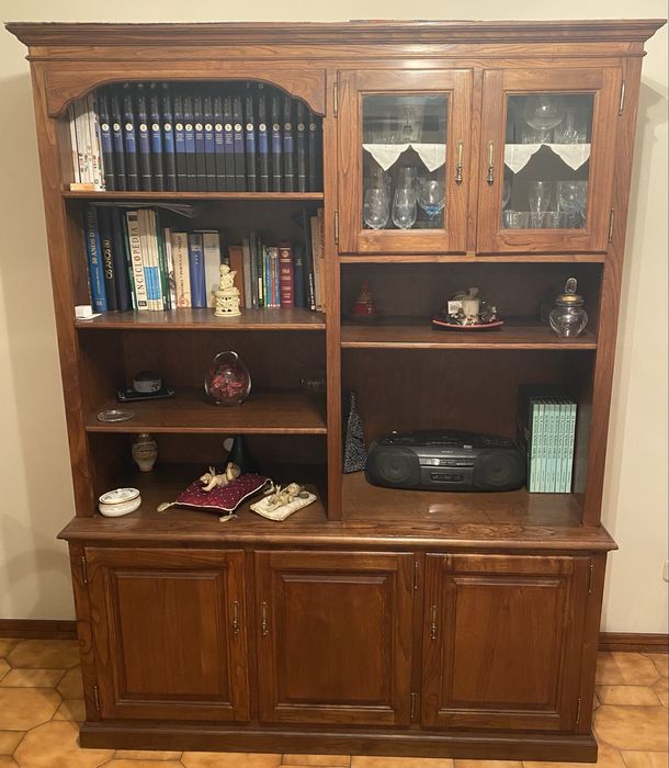 Mesa+sala+%2B+4+cadeiras+%2B+Movel+sala+%28tudo+em+madeira+maci%C3%A7a%2964739422100866124