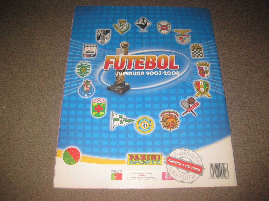Caderneta de Futebol da Super Liga 2007/2008