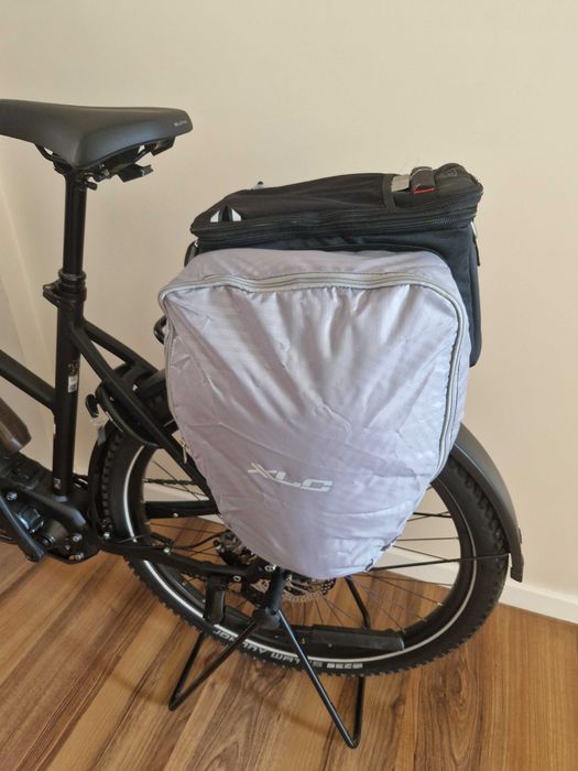 Bardzo pojemna torba rowerowa z sakwami bocznymi RackTime SnapiT 1.0