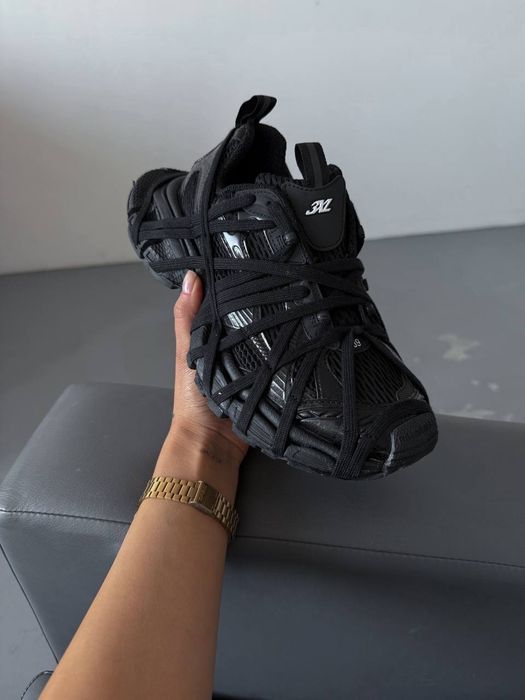 Balenciaga 3XL Extreme Lace Black кросівки баленсіага на платформі