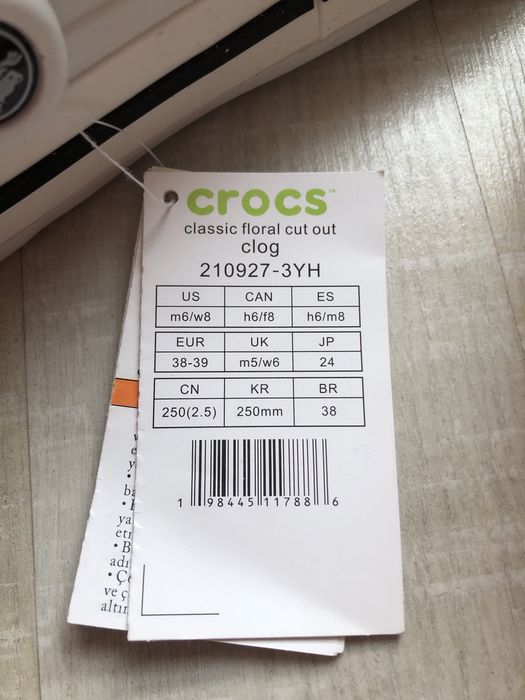 Crocs m6 w8 на 24-24,5 см