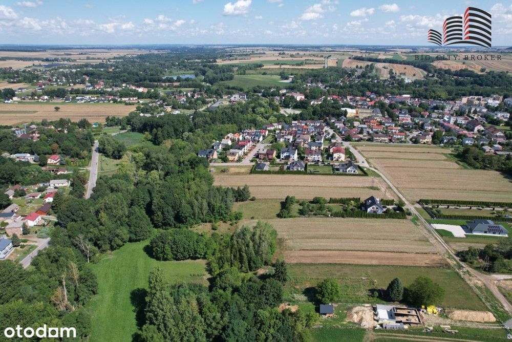 Działka budowlana w Bychawie z pięknym widokiem - Widok 3