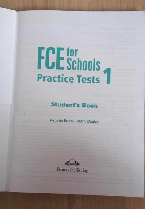 FCE for Schools, Practice Tests 1