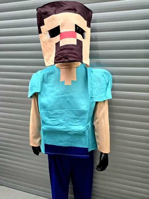 Steve z Minecraft ekstra strój przebranie dla chłopca rozm M