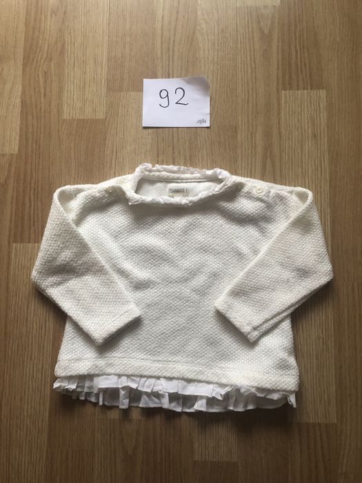 Sweterki tuniki dziewczęce niemowlęce 92