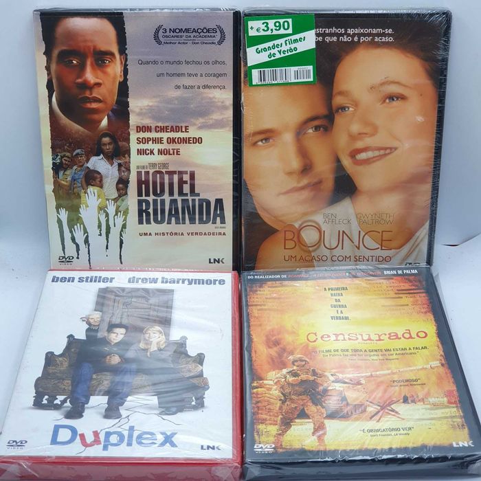 Lote 6/3 - Pack de 18 Filmes Novos e Selados em DVD - Ref.VI
