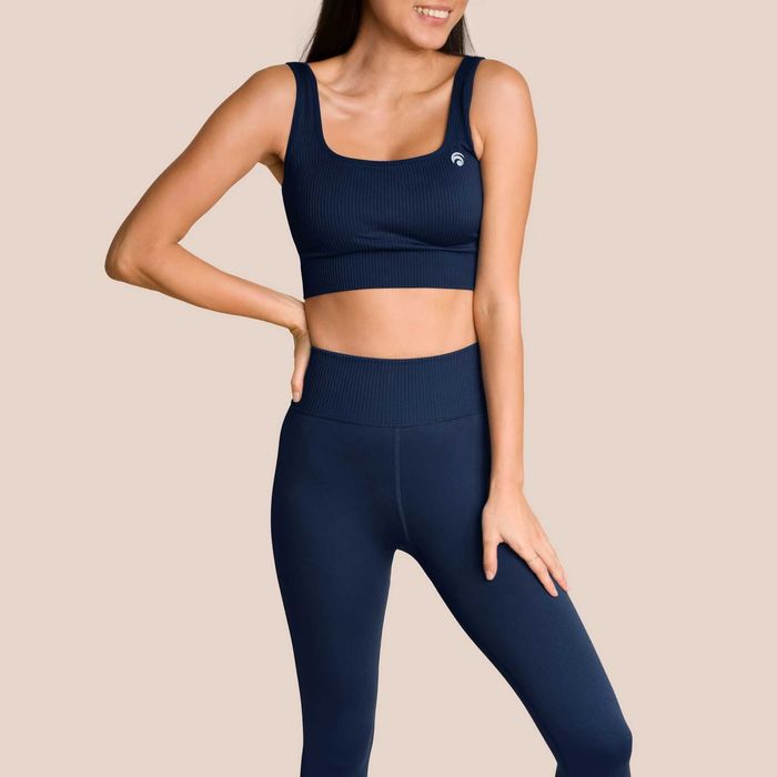 legginsy Ocenas Apart M 38 zielony bezszwowe legginsy wysoki stan M 38