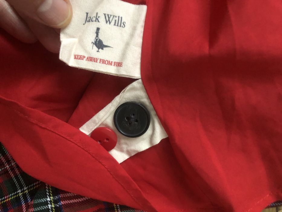 Plisowana spódnica w czerwoną szkocką kratę Jack Wills | UK 8 / S (36) / XS (34)