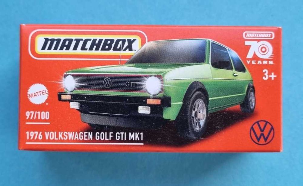 MATCHBOX 1976 VOLKSWAGEN Golf GTI MK1 jak hot wheels