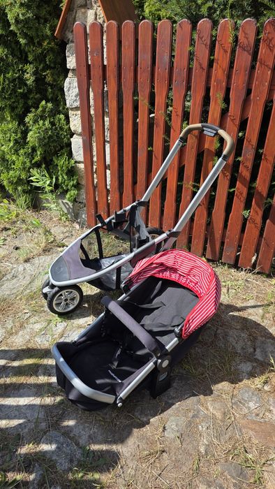 Wózek spacerówka nosidełko wielofunkcyjny koła pompowane