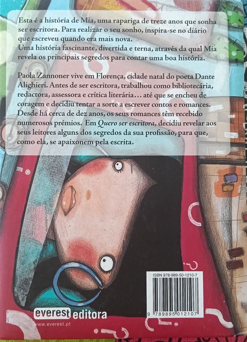 Livro Juvenil "Quero ser Escritora"