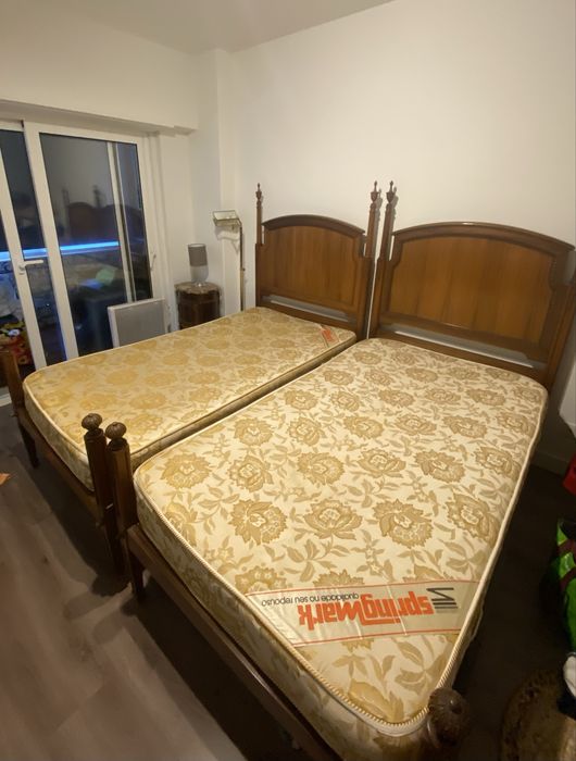 Camas Vintage nogueira