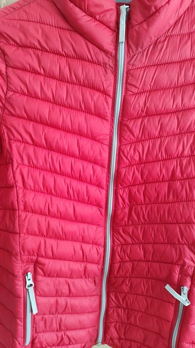 Kurtka przejściowa pikowana czerwona