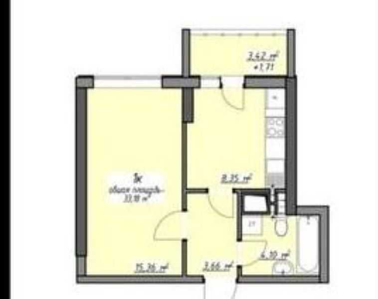 Однокомнатная квартира. Таирова. Одесские Традиции. Глушко. Королева