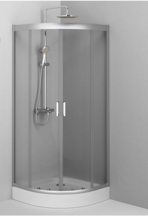 Душова кабіна Gem 1/4 Round 80×80 AM PM
