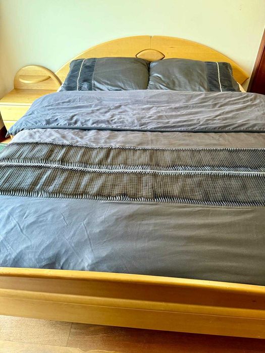 Komplet mebli sypialnianych olcha „Paola” – bardzo dobry stan