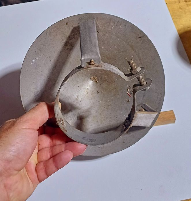 Chapéu de chaminé inox tubo 10cm