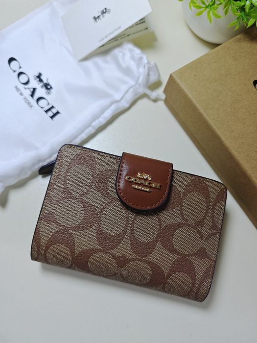 Жіночий гаманець Coach/ женский кошел/ шкіряний гаманець