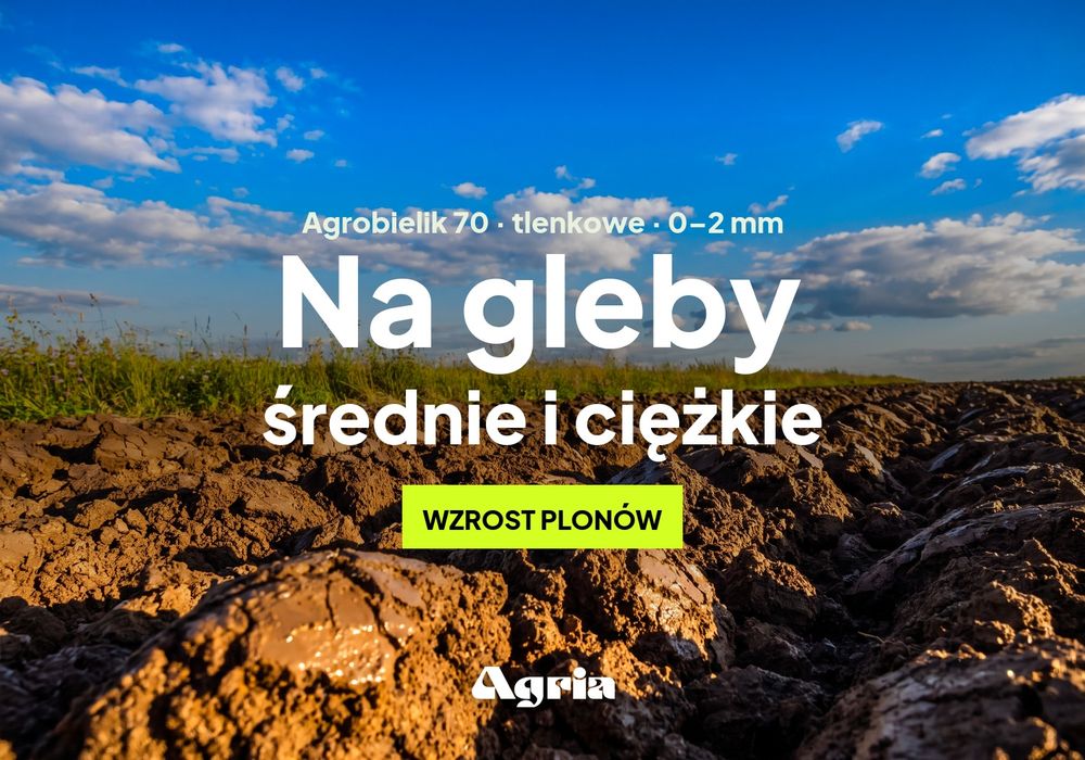 Wapno nawozowe do odkwaszania gleb średnich i ciężkich — Agrobielik 70, tlenkowe palone 70% CaO, efekt w 2-4 tygodnie, atest OSChR, luzem i big bag