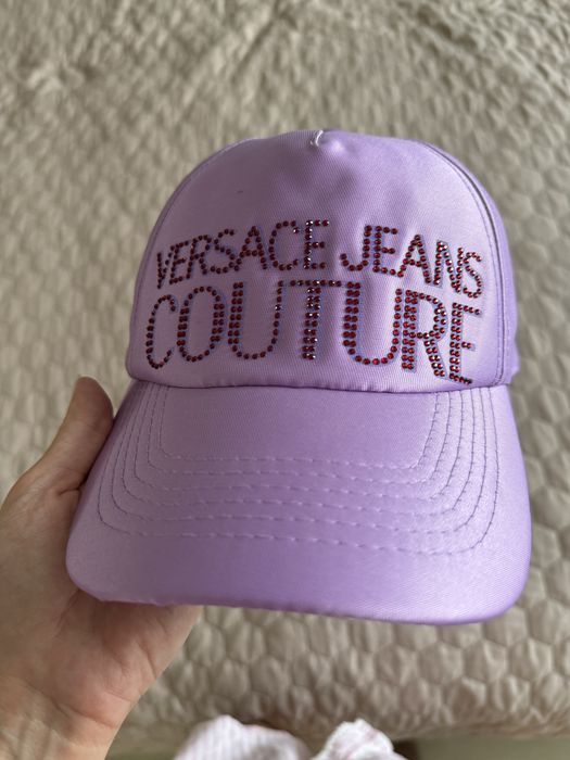 Кепка бейсболка versace зі стразами нова