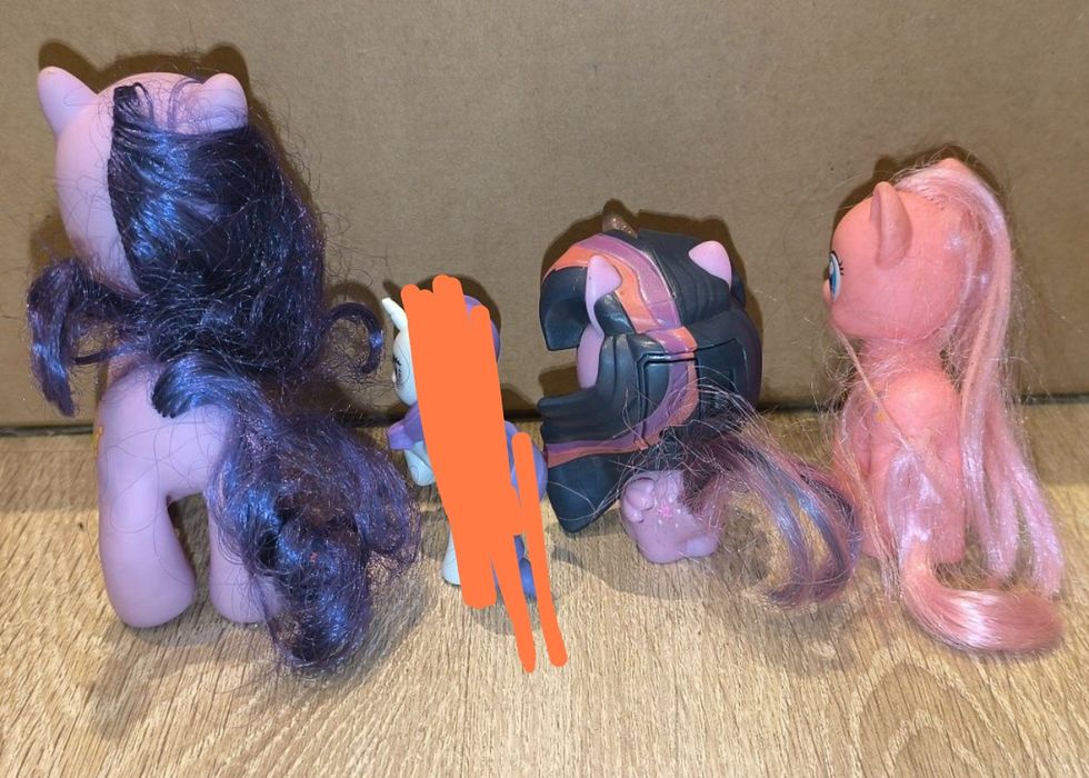 2 kucyki+Świecący Jednorożec