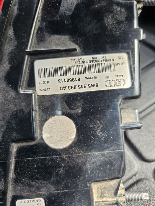 Audi A4 B9 Ауди А4 Б9 задние матричные фонари