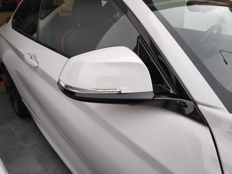 Capas Espelhos BMW Originais Brancas - F20 F21 F22 F23 F30 F32 F33 F36