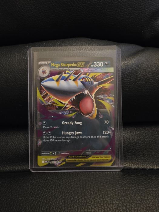 Pokemon karta oryginalna Mega Sharpedo EX 061/094