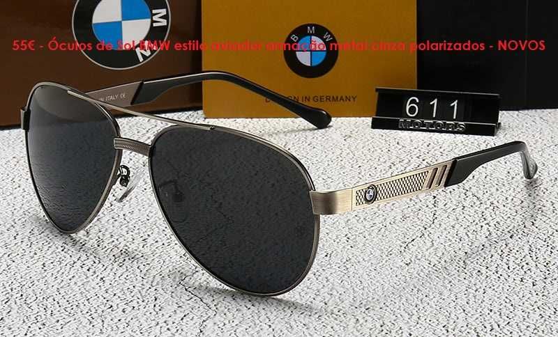 Óculos de sol BMW - vários modelos - preço nas fotos