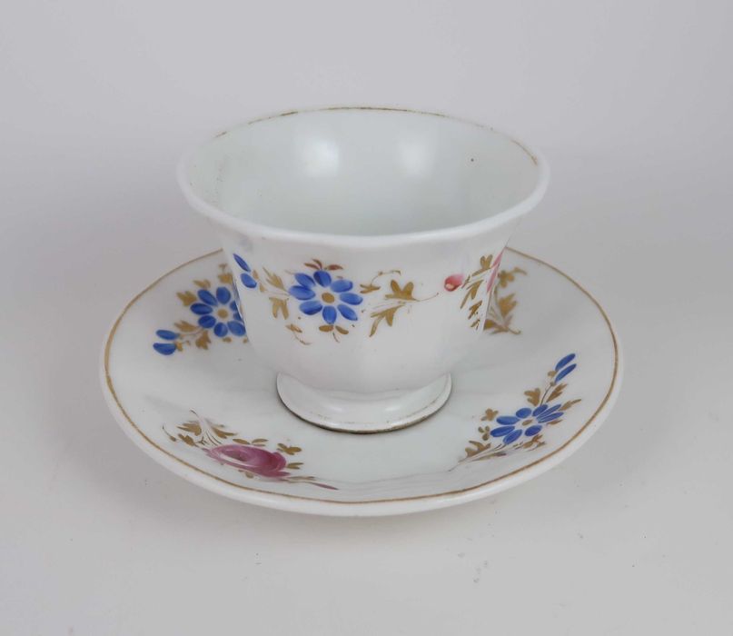 Chávena Vista Alegre Séc. XIX Pintura Manual