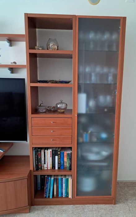 Móvel sala, Estante, Móvel TV, Bar e Cristaleira em cerejeira