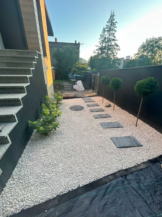 Kamień grys naturalny czarny szary biały Biała Marianna tona z dostawą