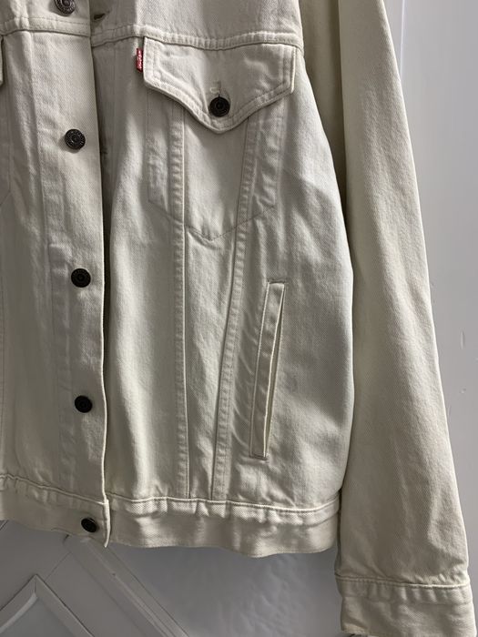 Куртка джинсовка белая LEVIS size:XL/L