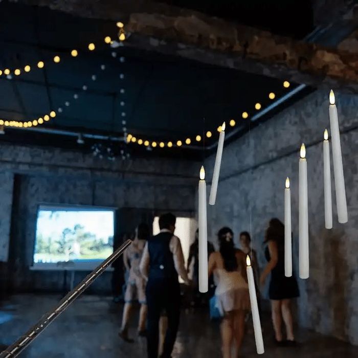 Набір літаючих свічок «Harry Potter» 32 см. (8 шт. + паличка)