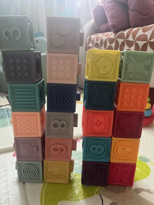 Кубики силіконові для малюків