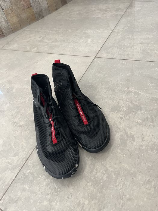 BOXING SHOES 500 BLACK Made in Vietnam