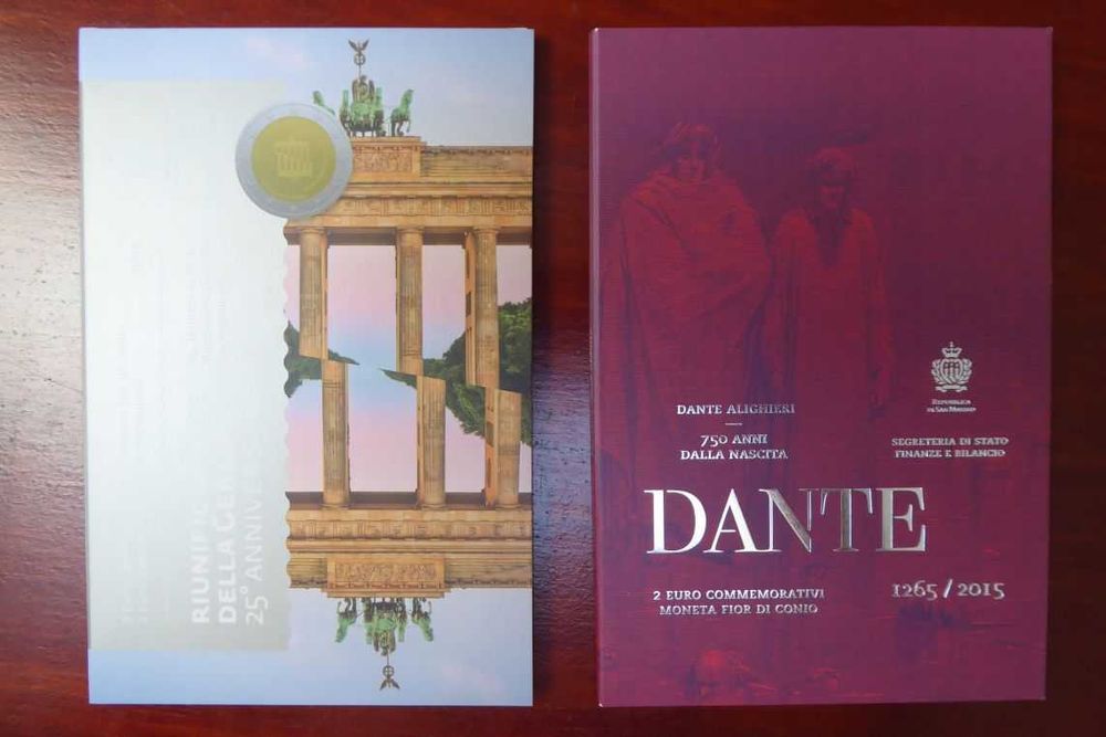 2 EURO San Marino rok 2015 DANTE ALIGHIERI okolicznościowa moneta